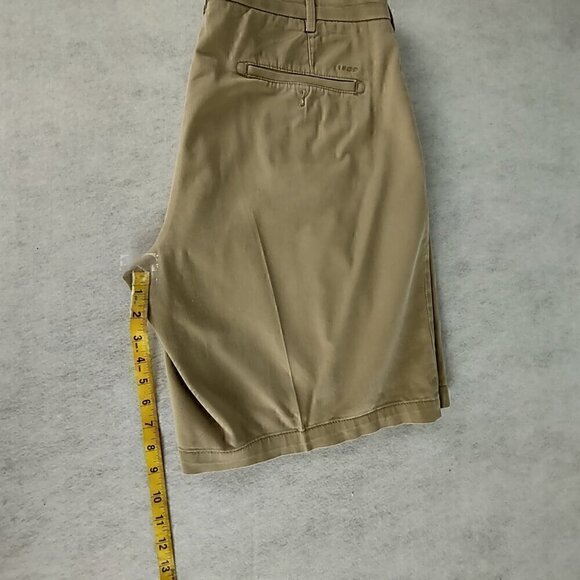 Izod Saltwater Stretch Men's Cotton Spandex Tan 4 Pocket Shorts Size 34 - Picture 9 of 13